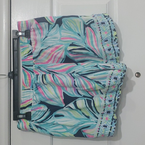 Lilly Pulitzer Katia High Tide Shorts Beach Summer Size Small - Picture 3 of 6